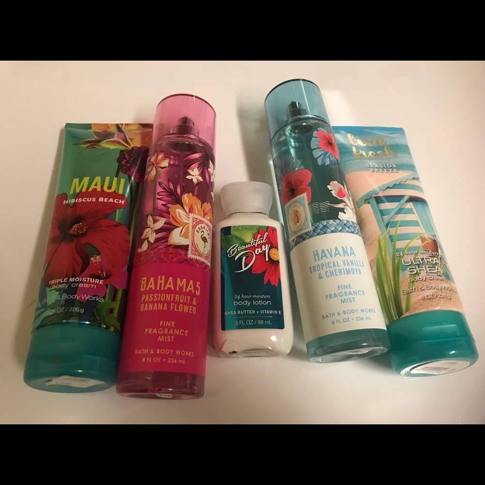 Bath body works lotion and fragrance mist